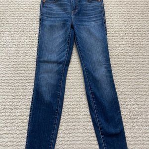 MADEWELL 10 Inch High-Rise Skinny Jeans Women's Size 25 Blue